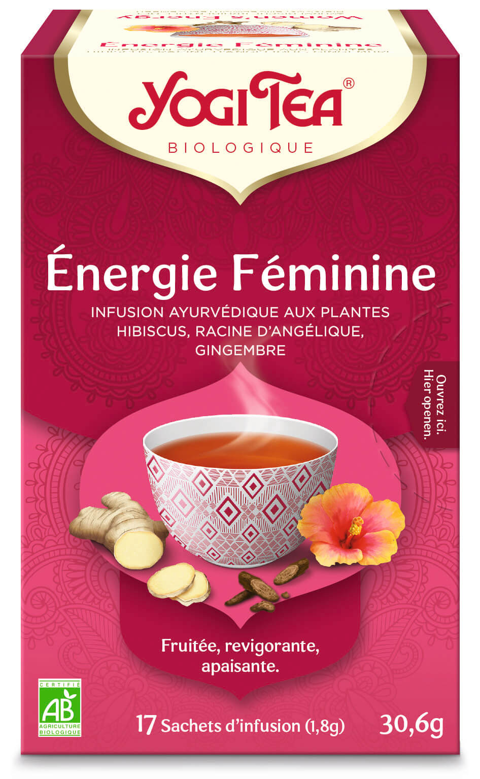 Yogi thé Energie feminine bio 17 sachets